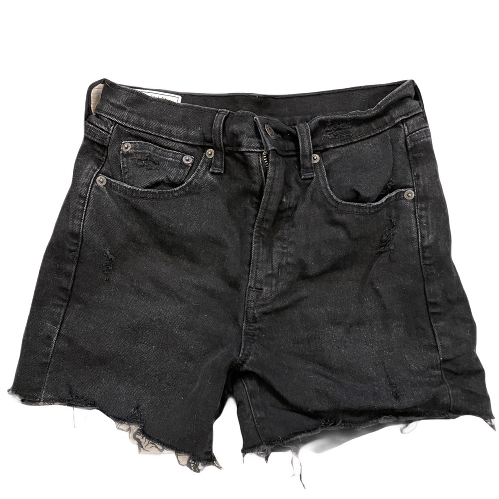 ❤️ GAP BLACK WASHED DENIM JEAN SHORTS SIZE 26